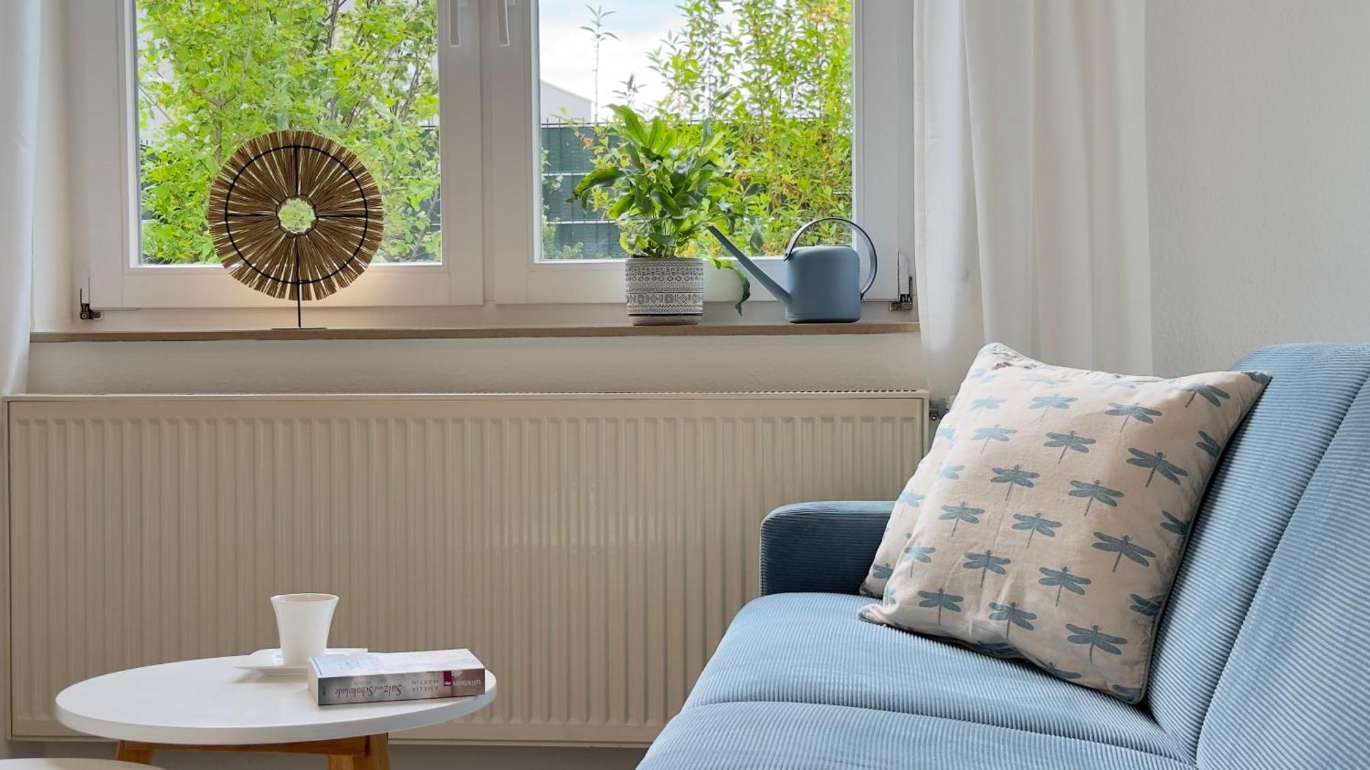 Fewo Am Park - 4P, Boxspringbett, Balkon, Smarttv, Gesundbrunnen, Familienfreundlich Halle  외부 사진