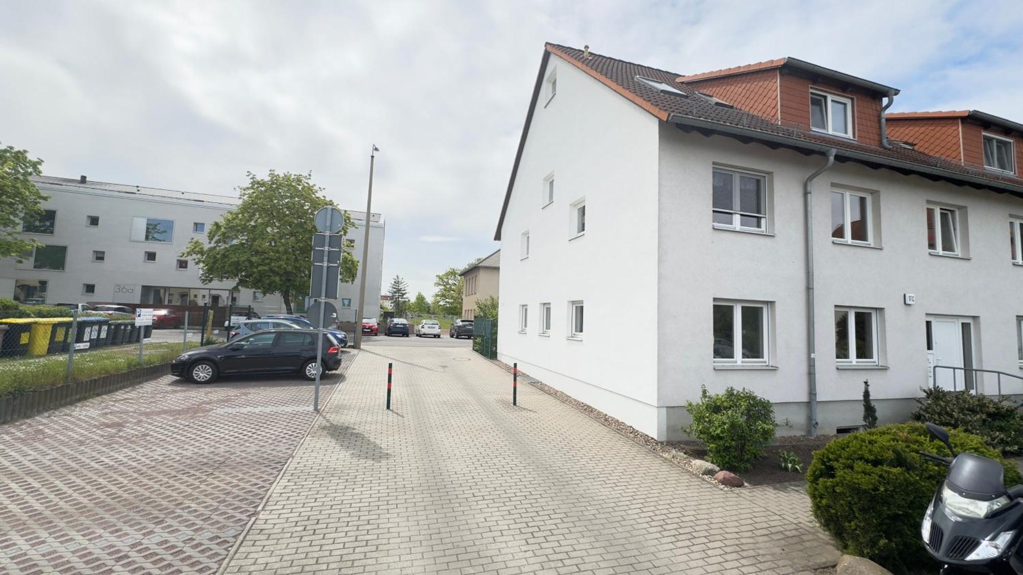 Fewo Am Park - 4P, Boxspringbett, Balkon, Smarttv, Gesundbrunnen, Familienfreundlich Halle  외부 사진
